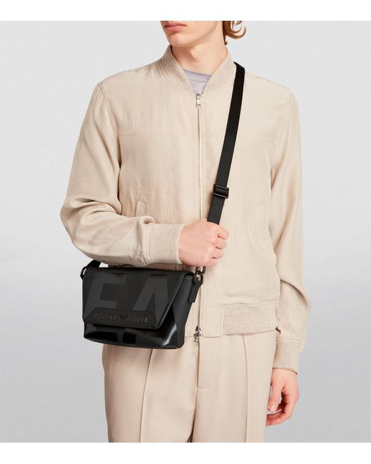 Emporio Armani Black Ea Cross-body Bag for men