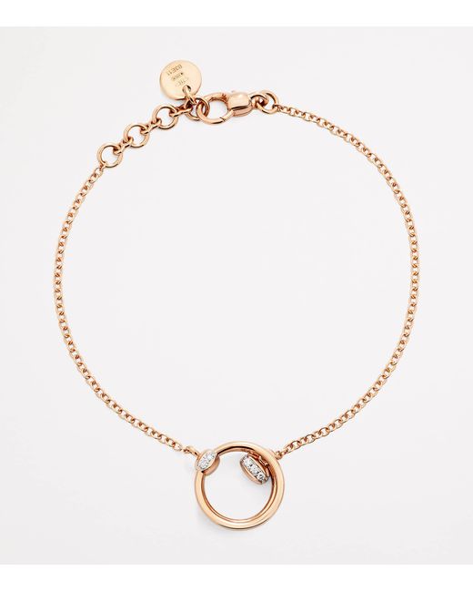 Pomellato Metallic And Diamond Together Bracelet