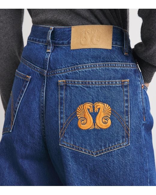 Blazé Milano Blue Nariida Java Wide Jeans
