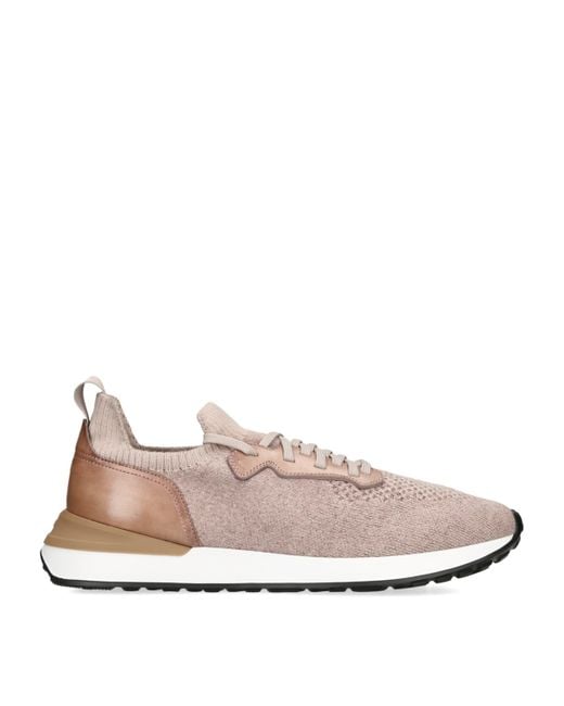 Magnanni Shoes Pink Stratus Lyteknit Sneakers for men