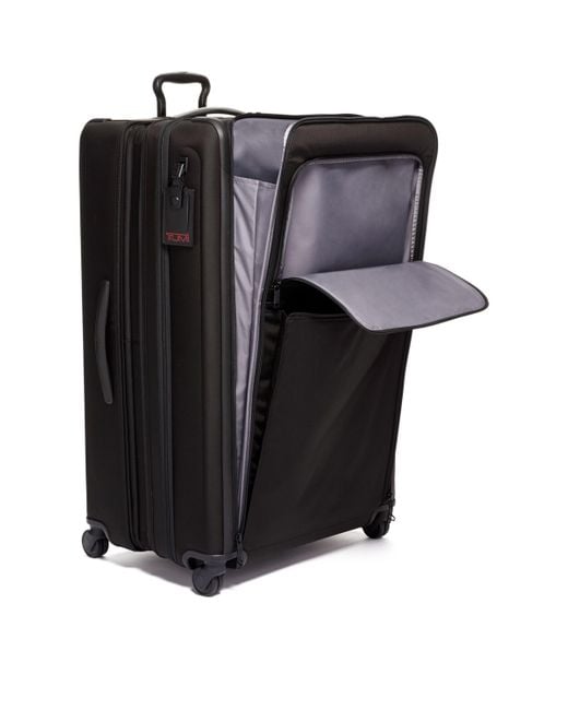 Tumi Black Alpha 3 Worldwide Trip Expandable Suitcase for men