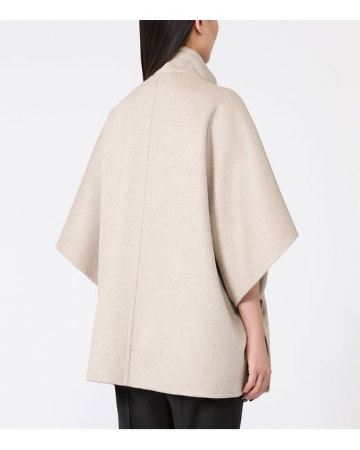 Max Mara Natural Cashmere Cape
