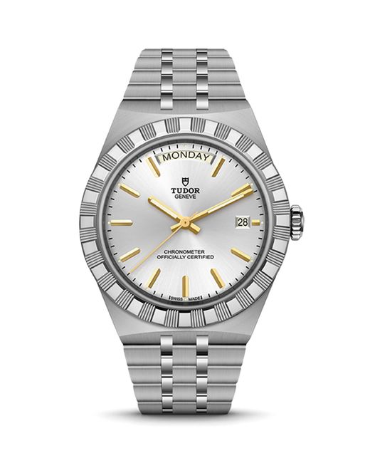 Tudor Metallic Royal Stainless Steel Watch
