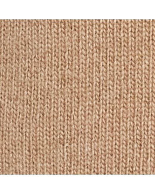 Chloé Natural Wool-Cashmere Heart Logo Cardigan