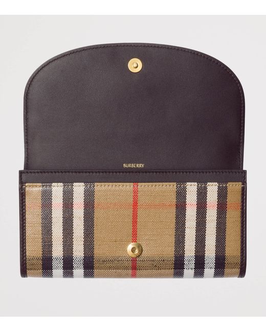 Burberry Gray Check Wallet