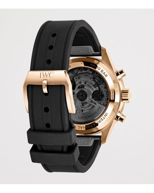 Iwc Black Pilot's Performance Chronograph Watch for men