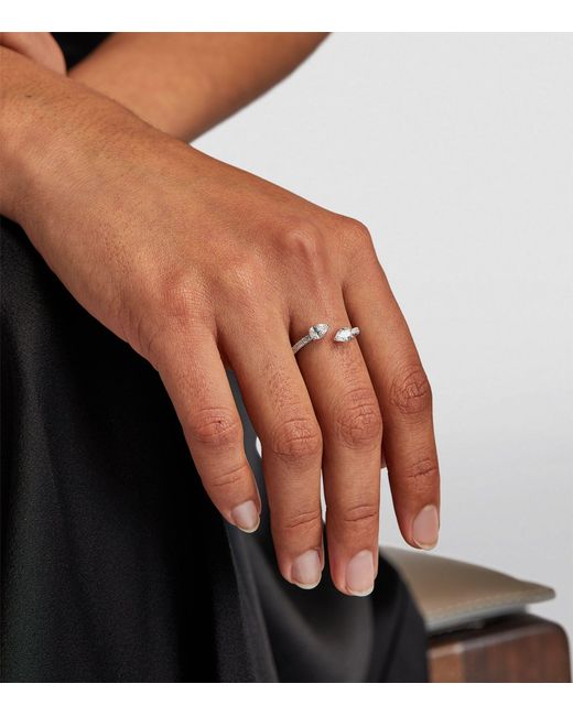 Anita Ko White Gold And Diamond Two-stone Claw Ring