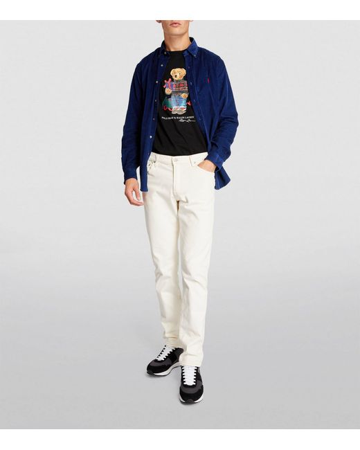 Polo Ralph Lauren Blue Cotton Corduroy Shirt for men