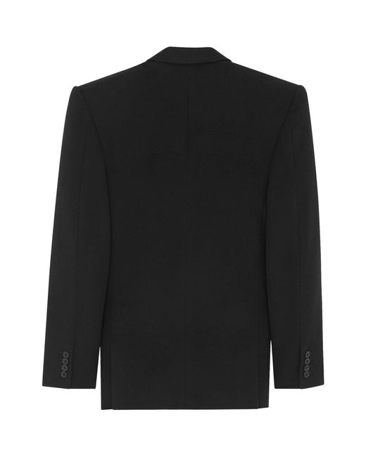 Saint Laurent Black Wool-cashmere Blazer