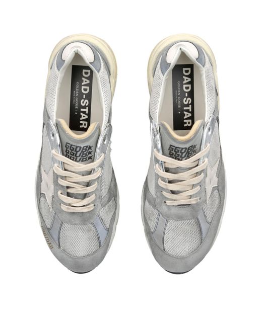 Golden Goose Deluxe Brand White Dad-Star Running Trainers for men
