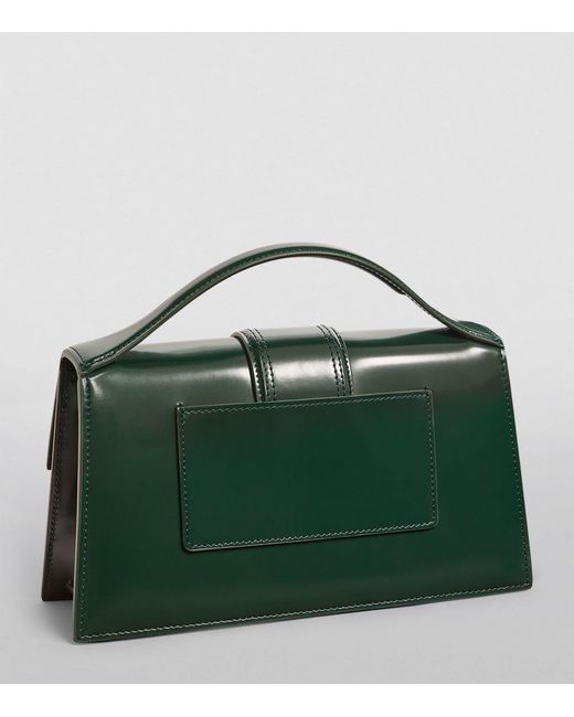 Jacquemus Green Leather Le Grand Bambino Shoulder Bag