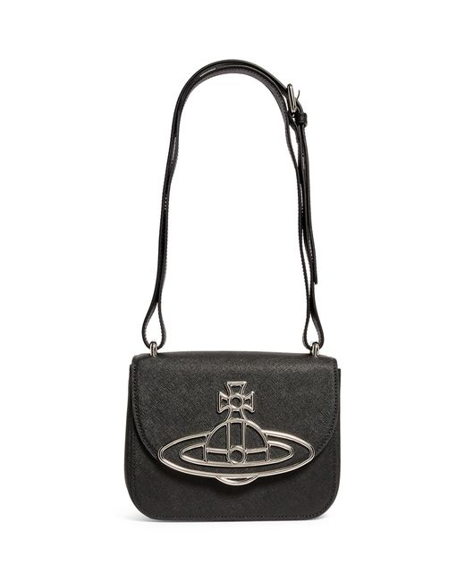 Vivienne Westwood Leather Linda Crossbody Bag in Black Lyst Canada