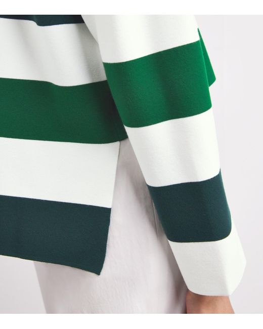 Max Mara Green Stripe Sweater