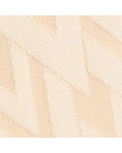 Valentino Natural Jacquard Logo Swimsuit