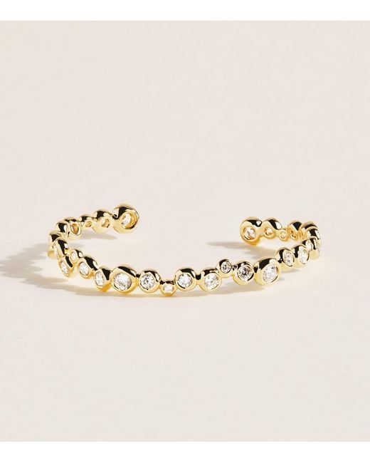 Alexis Natural Plated Skinny Asterales Cuff Bracelet
