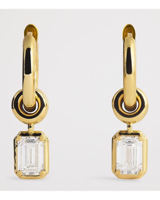 Spinelli Kilcollin Metallic And Diamond Zahra Hoop Earrings