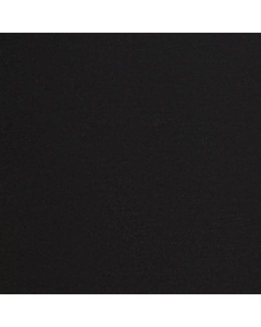 Marina Rinaldi Black Cotton Ruched T-Shirt