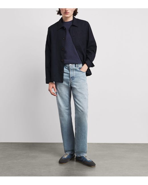 FRAME Blue The Straight Jeans for men