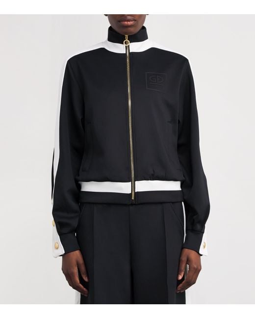 Goldbergh Black High-Stretch Monaco Track Jacket