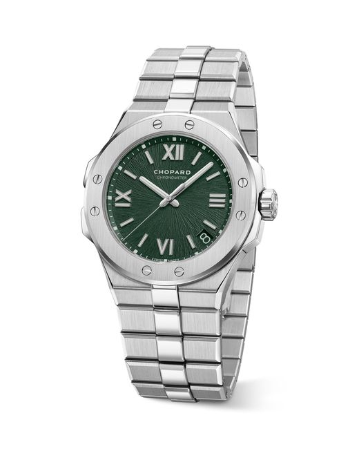 Chopard Gray Stainless Steel Alpine Eagle Watch for men