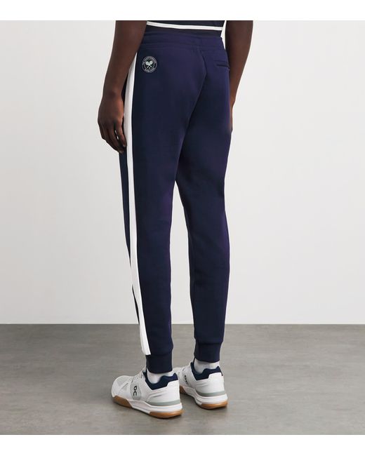Ralph Lauren Blue X Wimbledon Side-Tape Sweatpants for men