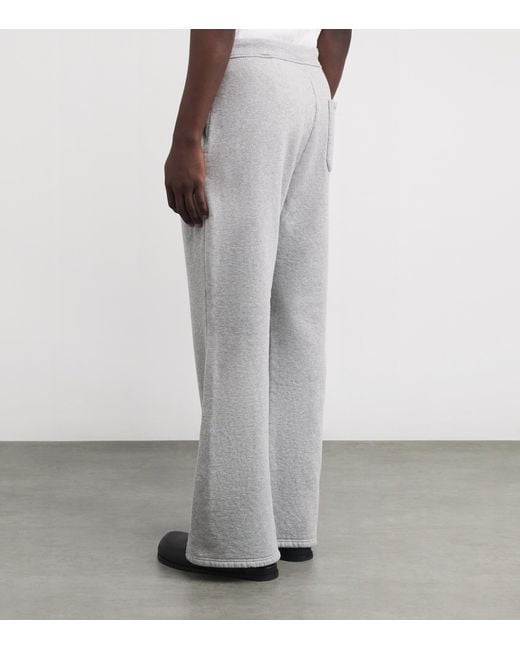 Kapital Gray Graphic Straight Sweatpants for men