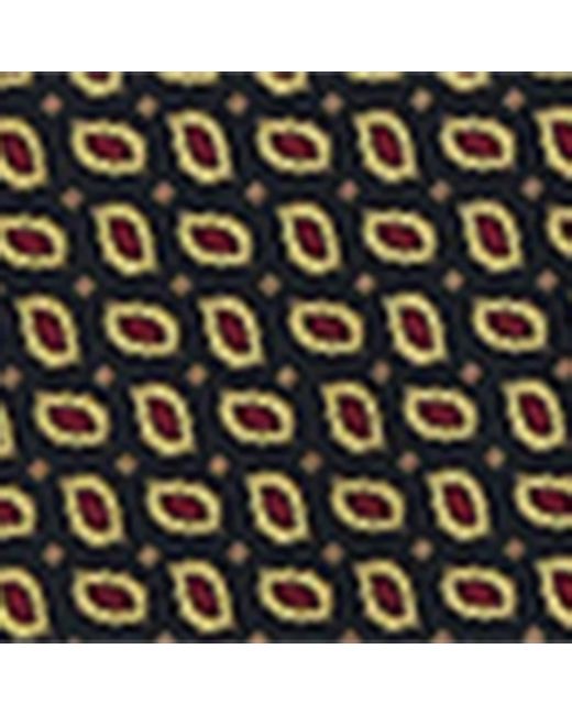 Saint Laurent Green Silk Paisley Print Cravat for men