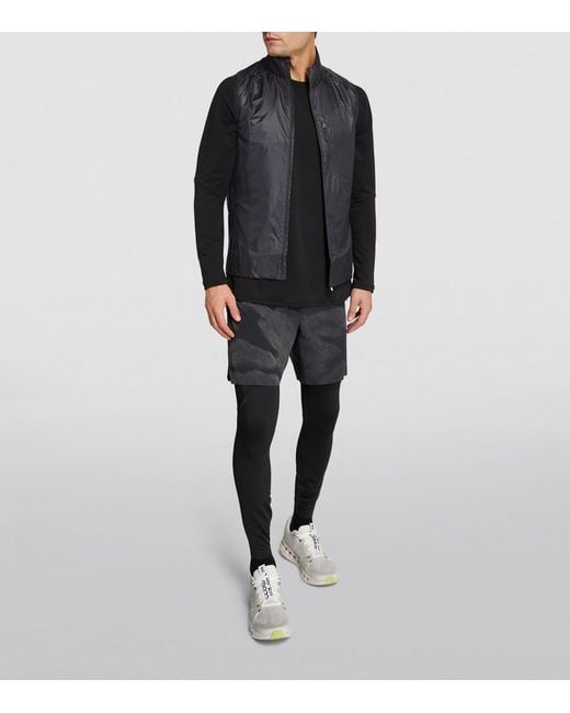On Shoes Black Weather Gilet for men