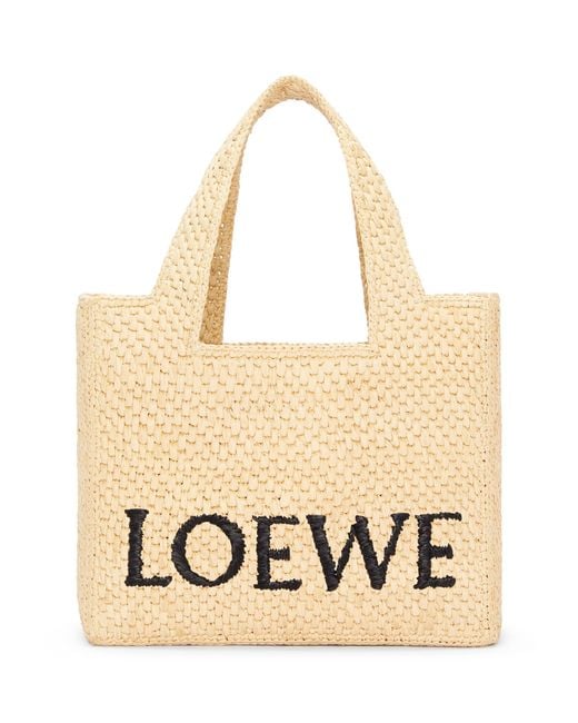Loewe Brown Medium Font Tote