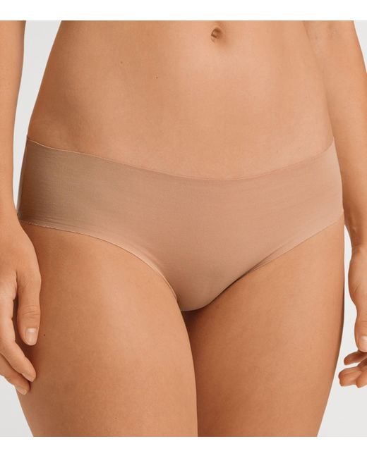 Hanro Natural Invisible Cotton Midi Briefs