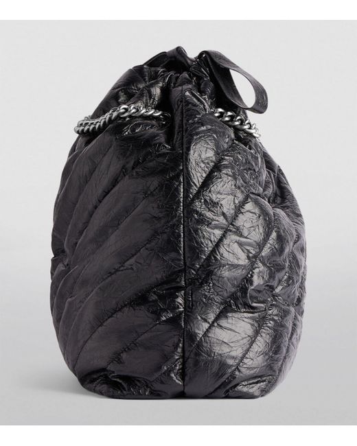 Balenciaga Black Medium Crush Tote Bag