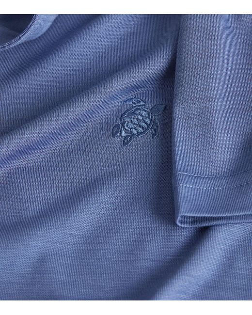 Vilebrequin Blue Logo Polo Shirt for men