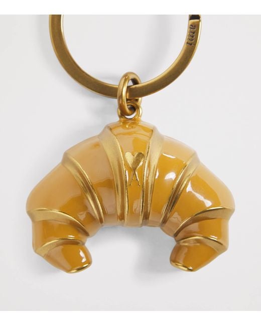 AMI Metallic Croissant Keyring