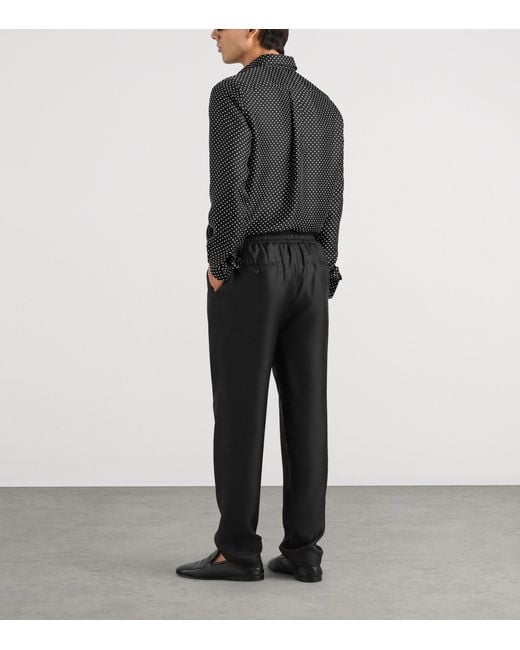 Dolce & Gabbana Black Silk Shirt for men