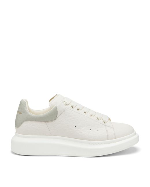 McQueen White Leather Oversized Sneakers for men