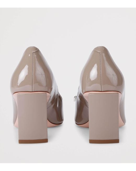 Roger Vivier Pink Patent Leather Belle Vivier Pumps 75