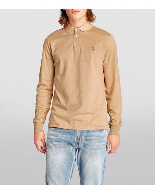 Ralph lauren pima long sleeve polo sale