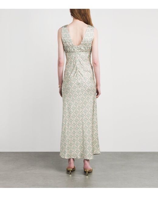 Claudie Pierlot White Printed Maxi Dress