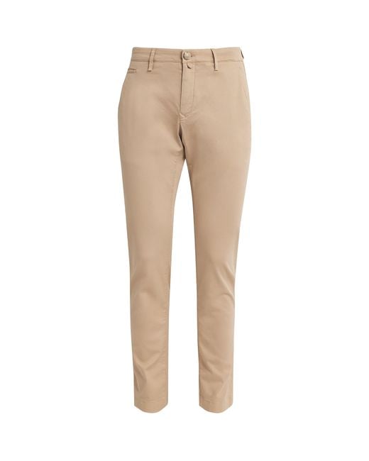 Jacob Cohen Natural Bobby Slim Chinos for men