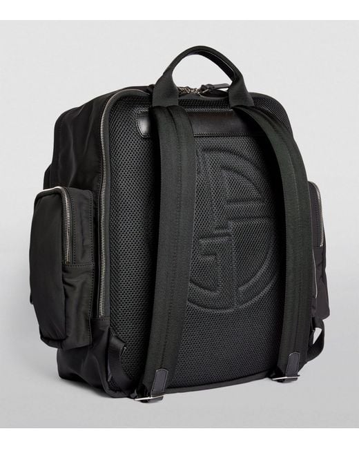 Giorgio Armani Technical Backpack in Black for Men Lyst UK