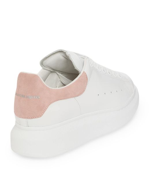McQueen White Leather Oversized Sneakers