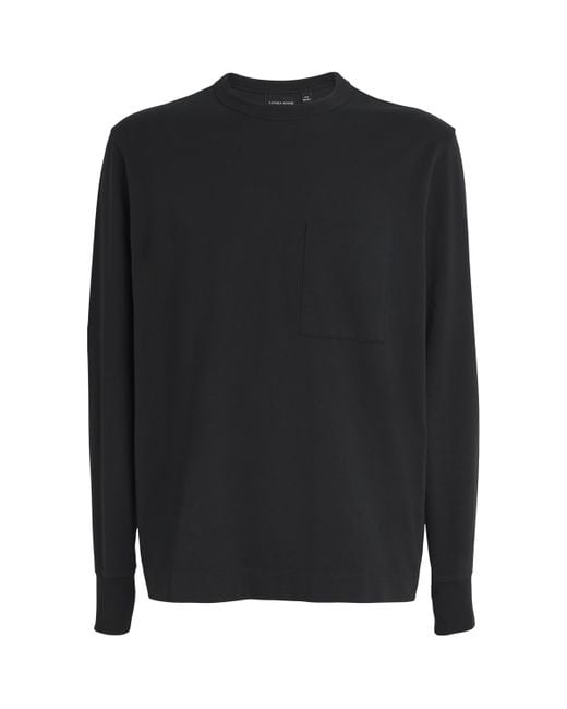 Canada Goose Black Cotton Gladstone T-Shirt for men