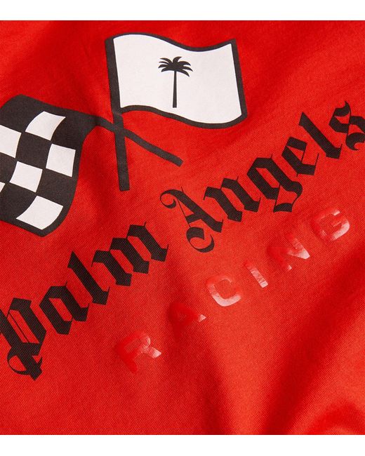 Palm Angels Red X Moneygram Haas F1 Team Graphic T-shirt for men