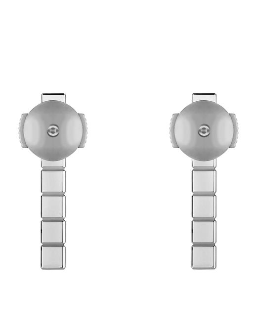 Chopard White Ice Cube Earrings