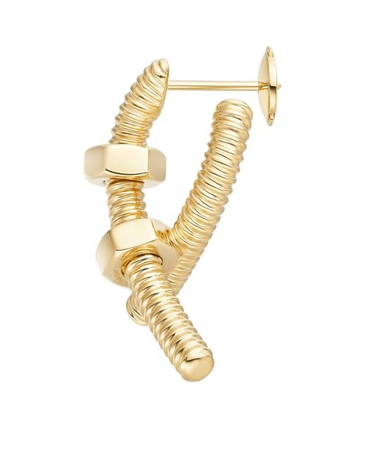 Cartier Metallic Écrou De Single Earring
