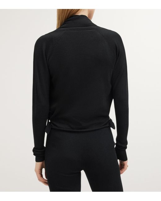 AllSaints Black Wasson Cardigan