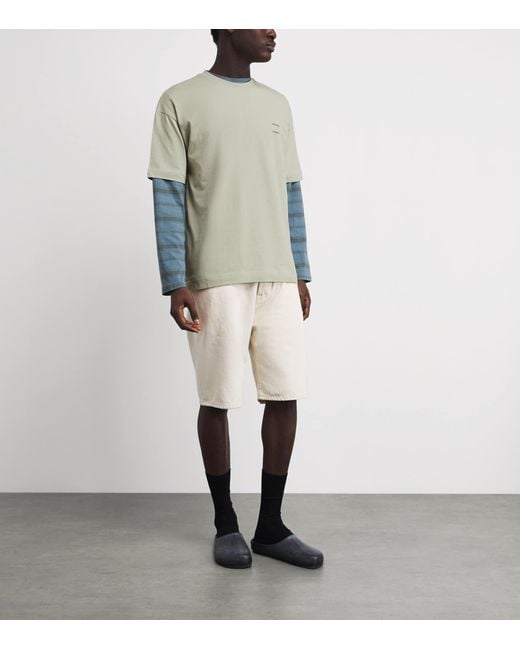 Samsøe & Samsøe Gray Organic Cotton Joel T-Shirt for men