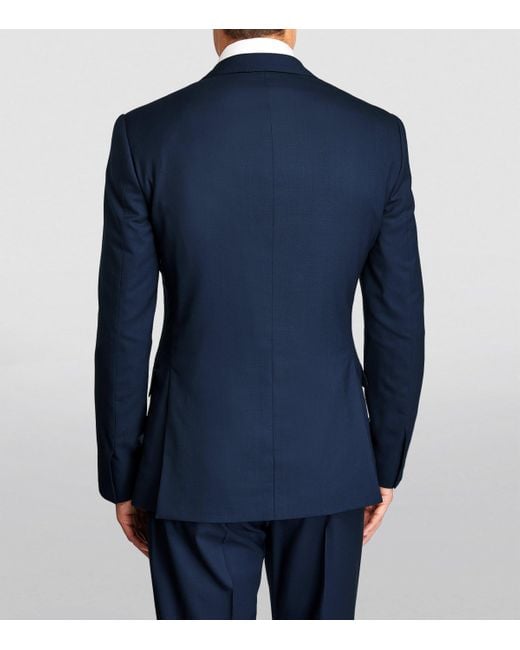Ralph Lauren Blue Wool 2-Piece Suit for men