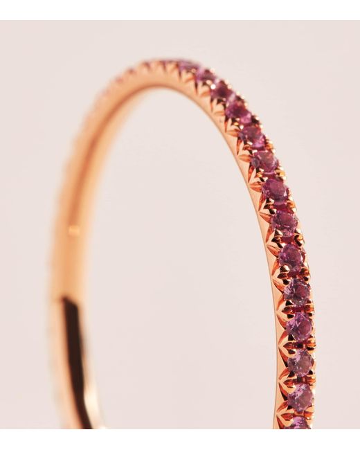 Anita Ko Pink And Sapphire Eternity Ring
