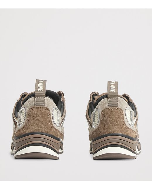 Sandro Brown Flame Sneakers